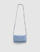 The clutch bag blue denim for girl-4