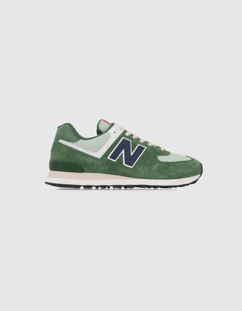 Sneakers basses vertes NEW BALANCE 574 Homme