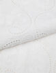 Women's white shirt dress with embroidery-8