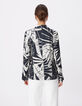 Damesblazer met tropische print-3