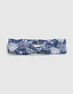 Weißes Mädchen-Stirnband mit grafischem Wax-Print-1