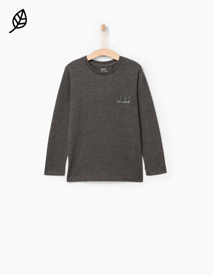 Tee-shirt chiné garçon-1 Tee-shirt chiné garçon-1