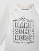 Milk body met boodschap en skull biokatoen baby’s-3