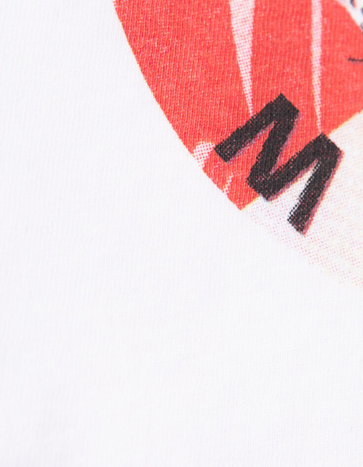 Baby boys' off-white T-shirt with leopard image-7
