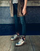 Girls’ slim leopard jeans-1