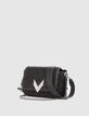 The 111 BAMBOO BEACH black mix raffia and suede for women-2