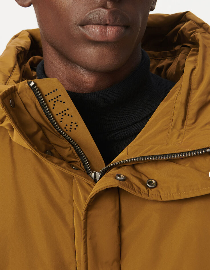 Okerkleurige WATERPROOF donsjas voor heren-4