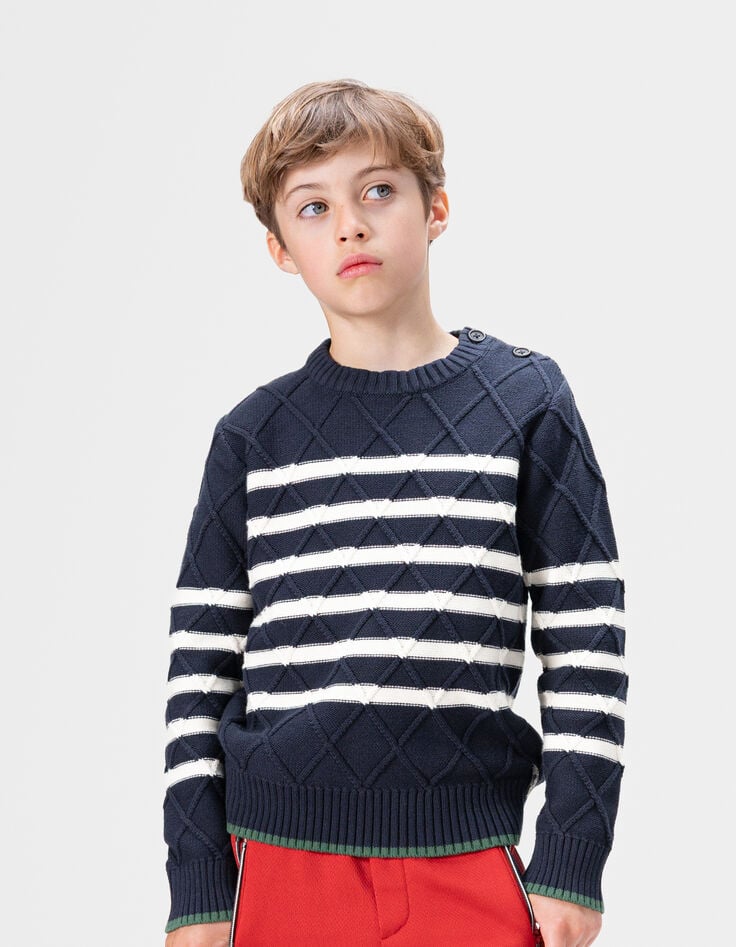 Jungen-Matrosenstrickpullover-2 Jungen-Matrosenstrickpullover-2