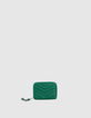 Cartera 1440 mini Compagnon cuero verde mujer-1