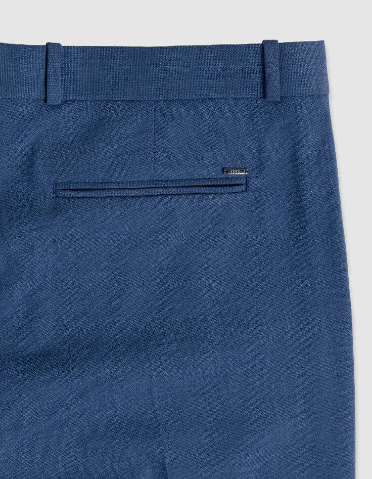 Pantalon de costume bleu indigo Homme-7