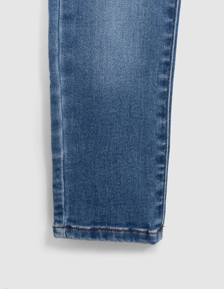 Vaqueros azules de pierna recta para chicos-4
