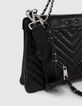 Zwarte leren etuitas 1440 Reporter Rock met studs Dames-2