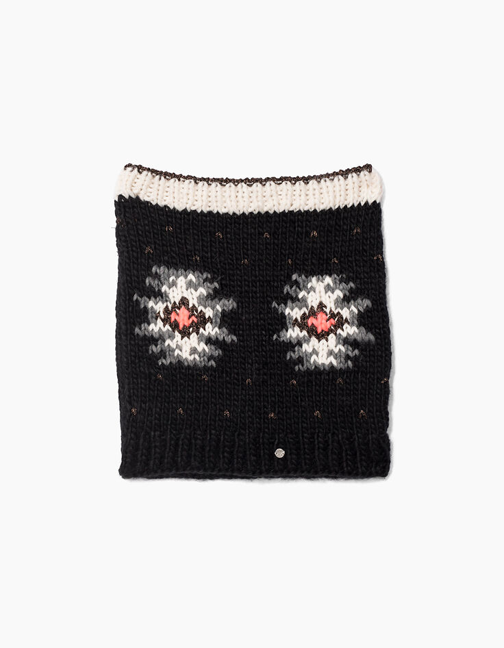 Girls' black snood-3
