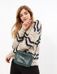 Sac à main vert pinegreen en cuir effet python I.Code-2