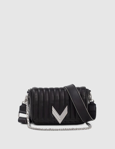 111 MADISON AVENUE negro charol acolchado mujer - IKKS