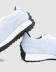 Girls' NEW BALANCE 327 blue trainers-4