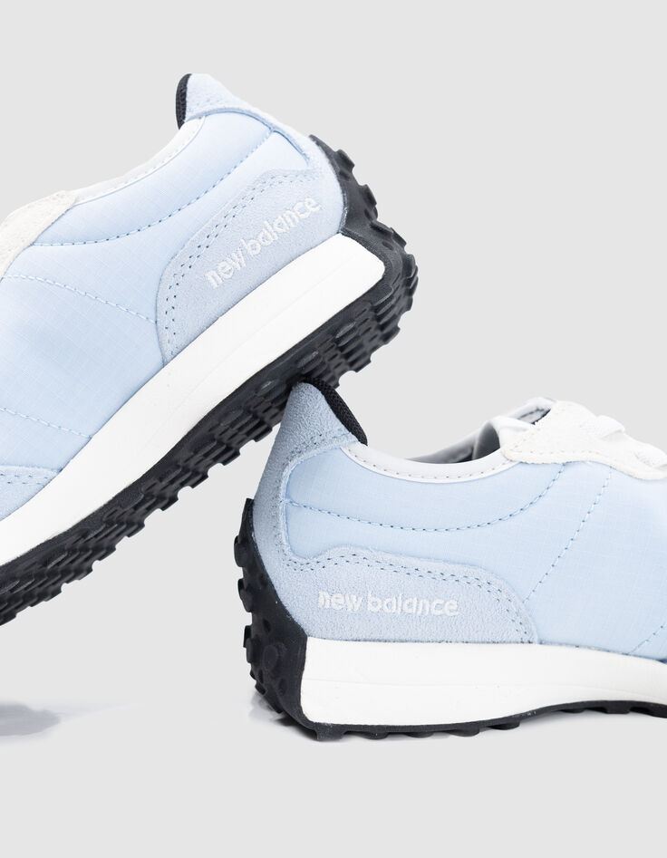 Girls' NEW BALANCE 327 blue trainers-4