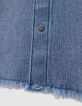 Blaues Jeanshemd mit Fransenrand f&uuml;r die Jungen-7
