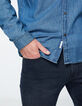 Chemise en jean REGULAR indigo à boutons pressions Homme-6