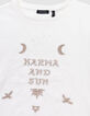 T-shirt blanc coton bio dentelle et broderies fille-3