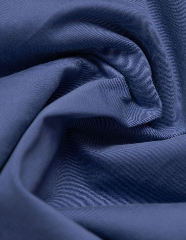 Men's blue slim-fit chino pants-5