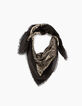 Anthrazitgraues Herrenhalstuch im Bandana-Look-2