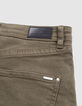 Women's khaki army slouchy jeans-5