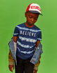 Tee-shirt indigo BELIEVE IN ART garçon-2