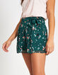 I.Code emerald tachist print minimalist background shorts-5