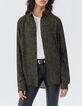 Hellkhaki REGULAR-Herrenhemd mit Blumen-Camouflageprint-6