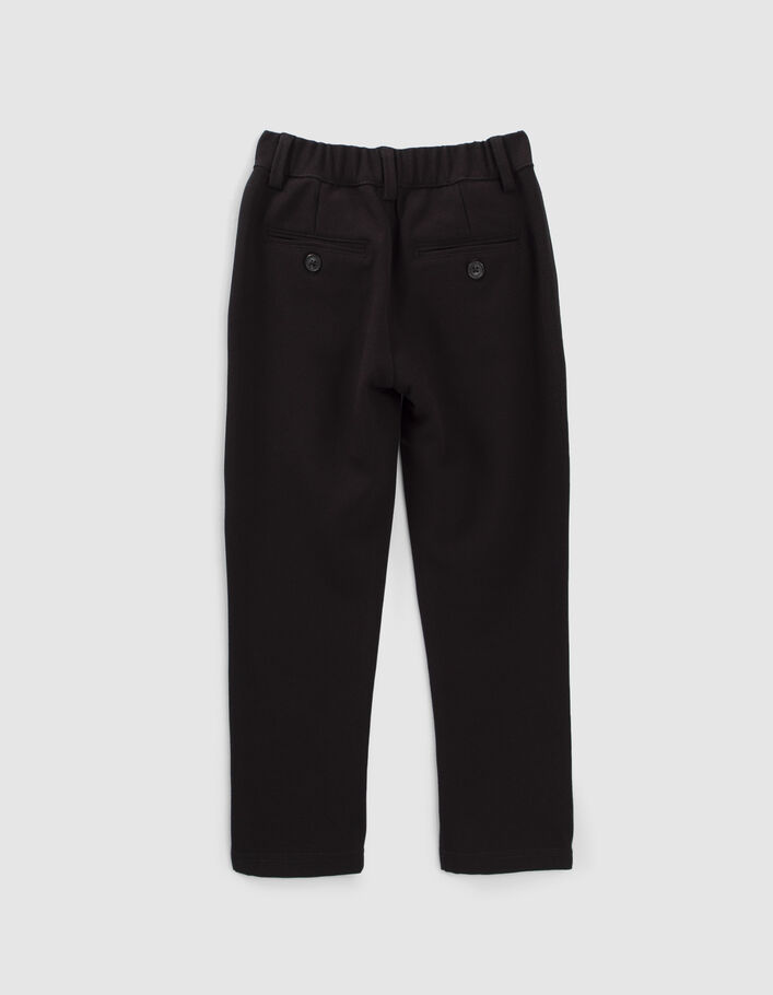 Boys’ black CHINO trousers-3