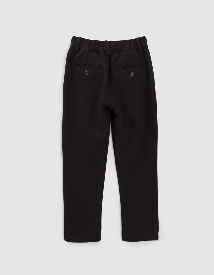 Schwarze Jungen-Chinohose-3