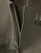 Baby boys’ khaki cardigan with XL print on back-6