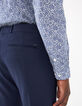 Men’s indigo decorative fabric SLIM suit trousers-3
