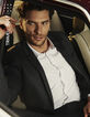 Men’s mouse grey check suit jacket-2