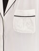 Women’s silk shirt with heart embroidered on chest pocket-4