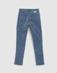 Vintage blue jeans met zijstroken meisjes-3