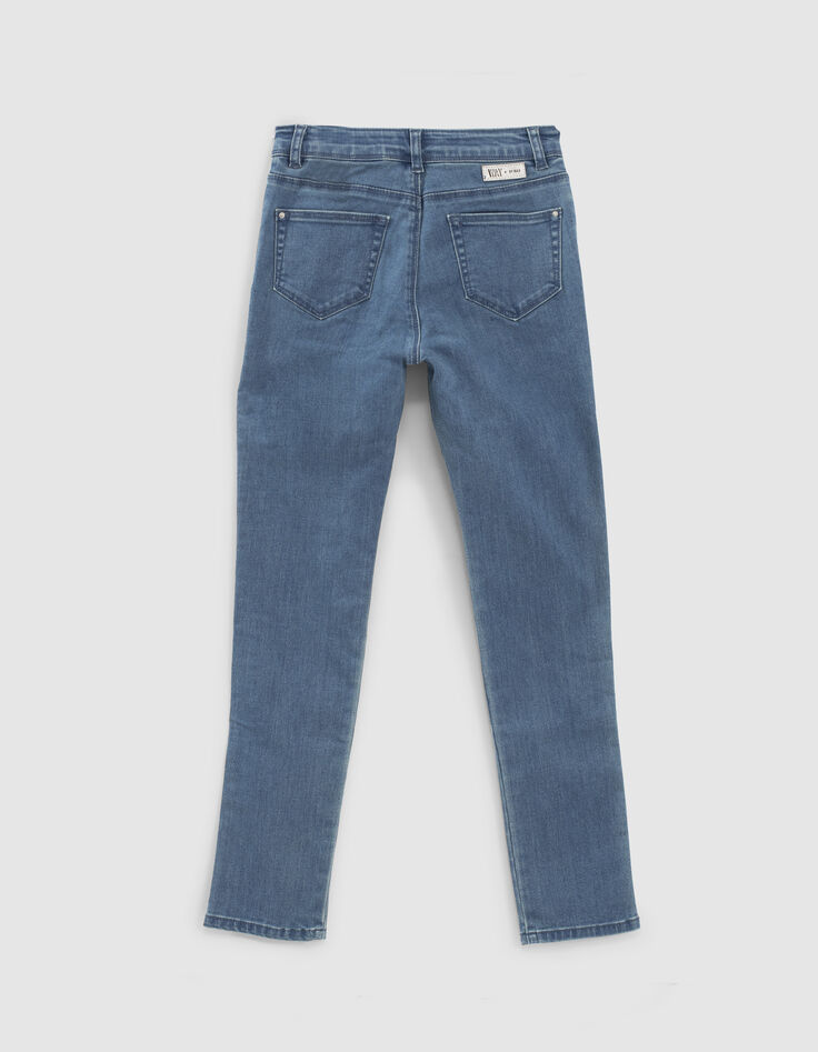 Vintage blue jeans met zijstroken meisjes-3