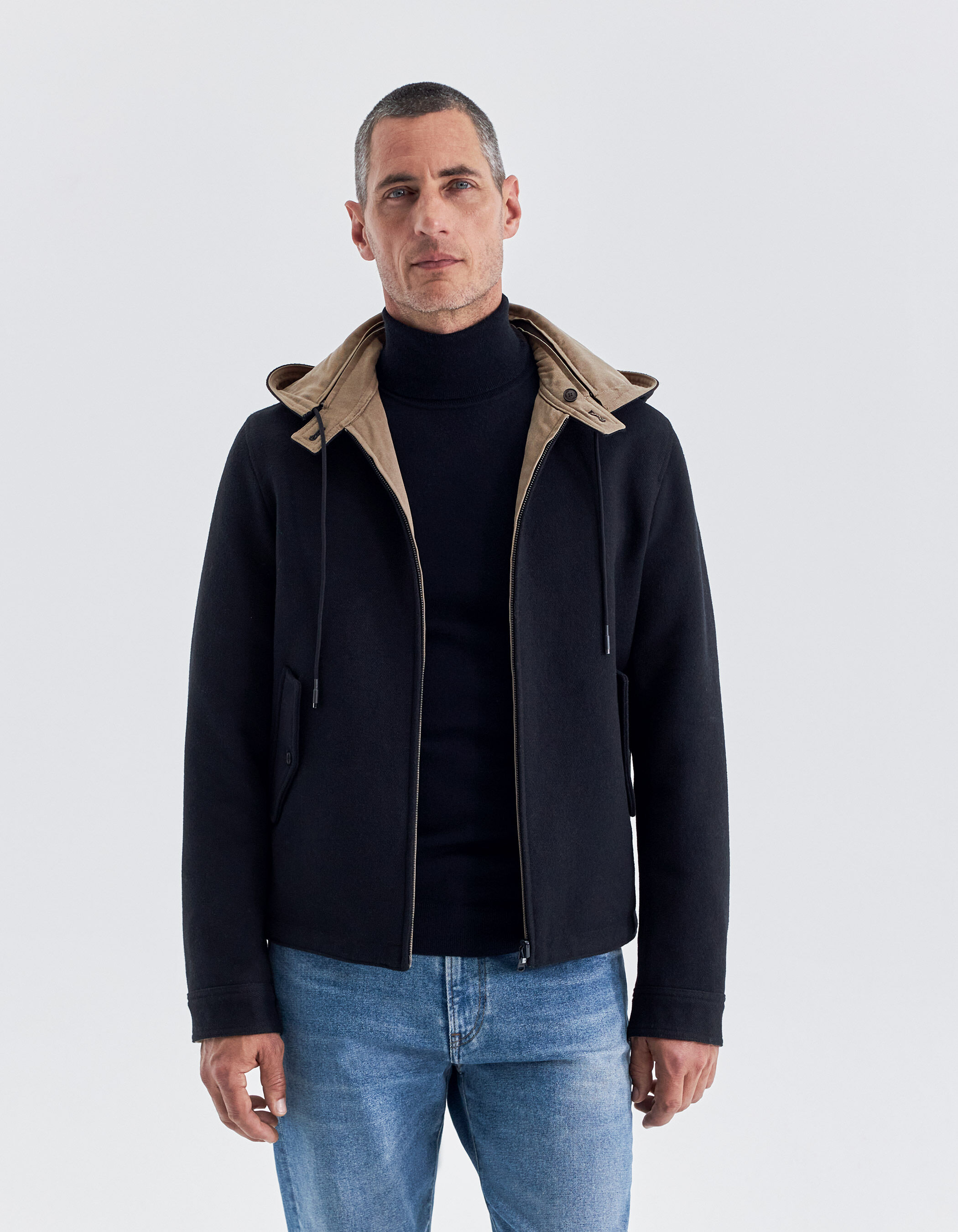 Men's reversible new arrivals hooded jacket