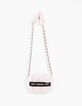 Bolso de mano rosa empolvado de piel sintética niña-1