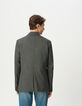 Men’s grey pinstripe suit jacket-3