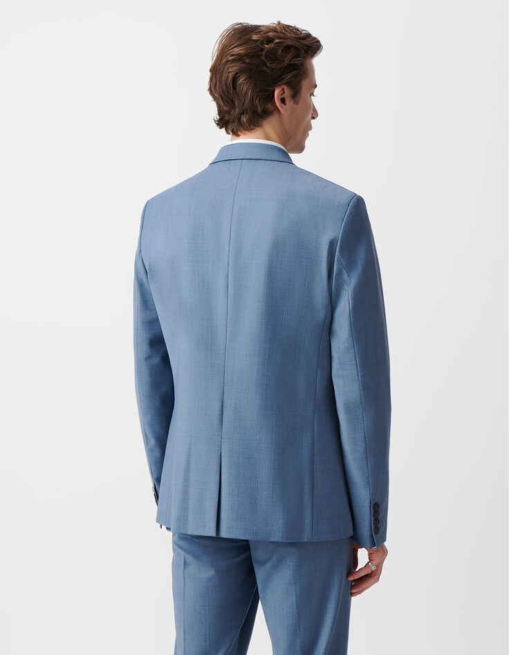 Horizontfarbenes Herrensakko TRAVEL SUIT-3