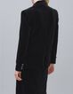 Schwarze Cord-Anzugjacke f&uuml;r Damen-4