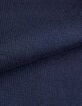 Pull marine tricot col polo boutonn&eacute; Homme-9