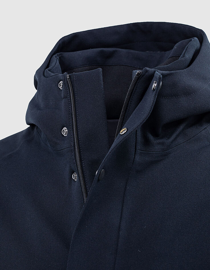 Parka marine en tricotine WATERPROOF Homme-2