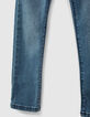 Vaquero slim medium blue algod&oacute;n bio con cintur&oacute;n ni&ntilde;o -6