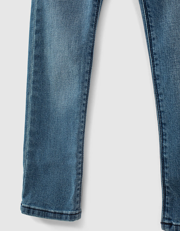 Vaquero slim medium blue algod&oacute;n bio con cintur&oacute;n ni&ntilde;o -6
