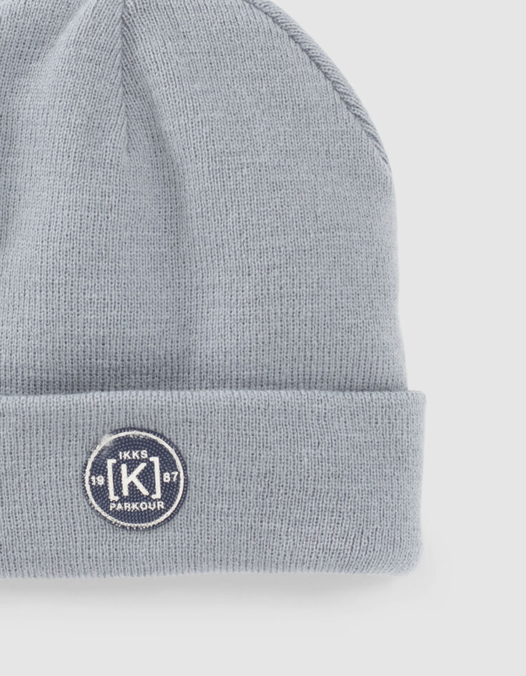 Bonnet ice blue tricot garçon -2