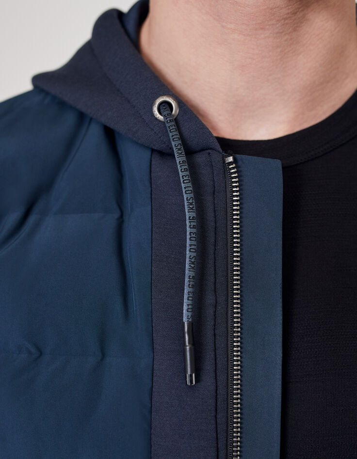 Sous-doudoune acier bi-mati&egrave;re Homme-4