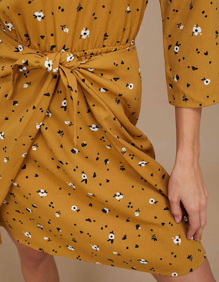 I.Code leoflower print dress-4